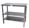 STAINLESS STEEL PREP BENCH - 3