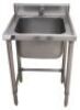 ***Reserve now Met***STAINLESS STEEL SINGLE BOWL SINK