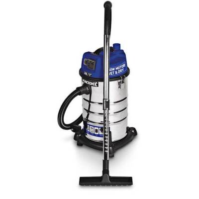 KINCROME 240V / 1250W 30L Wet & Dry Garage Vacuum KP703 (SKU: ..143290)