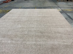 Creme Colour Carpet. 4.2m x 3.65 m - 3
