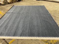 Blue/Grey Colour Carpet 3.7m x 2.88m - 4