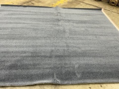 Blue/Grey Colour Carpet 3.7m x 2.88m - 5