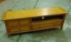 3 Drawer 1720 Entertainment unit - Dims 1720W x 480D x 600Hmm - Golden ( Teak ) finish - 4