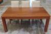 7 Piece Dining set with Beige chairs - Dims 1800W x 1000D x 770H mm - 5