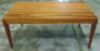 5 Piece Dining Setting with 1800 Dining Table. Dims 1800W x 940D x 770Hmm, Teak finish with Beige padded Chairs - 2