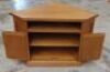 Riviera Corner TV Entertainment Unit - Dims 870W x 870D x 770H mm - 3