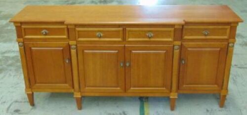 Timber 4 Door 4 Drawer Buffet - Dims 2080W x 530D x 970H mm