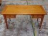 Riviera 2 Drawer Office Desk - Timber - Dims 1400W x 600D x 780H mm - 2