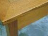 Riviera 2 Drawer Office Desk - Timber - Dims 1400W x 600D x 780H mm - 5