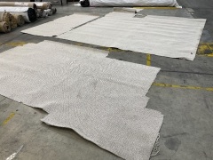 Creme Colour Carpet 3.36m x 3m and Various Carpets - 4
