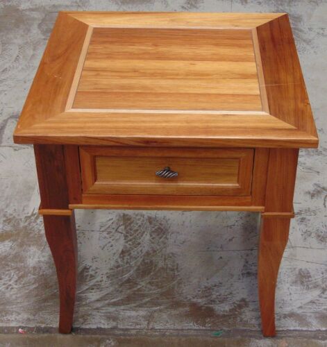 Single Drawer Bedside Table - Dims 600W x 600D x 605H mm