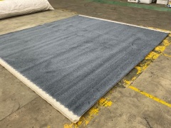 Blue/Grey Carpet 3.6m x 3.5m - 5