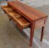 3 Drawer Timber console table - Dims 1500W x 400D x 770H mm. - 2