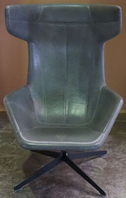 Alfredo Haberli Leather Chair for Moroso