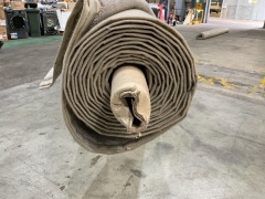 Roll of Carpet Unknown Length, width 3.66m - 3