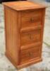 3 Drawer Timber Filing Cabinet - Dimensions 570W x 600D x 1070H mm - 2