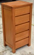 5 Drawer Timber Cabinet - Dimensions 510W x 420D x 1040Hmm - 2
