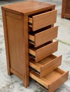 5 Drawer Timber Cabinet - Dimensions 510W x 420D x 1040Hmm - 3