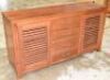 4 Drawer/2 Door Timber Buffet - Dims 1690W x 500D x 910H mm - 2