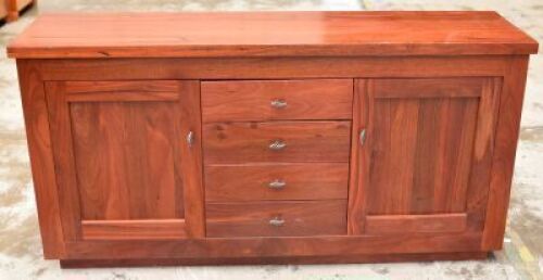 4 Drawer/2 Door Timber Buffet - Dims 1700W x 450D x 850H mm