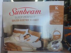 Sunbeam Sleep Perfect Quilted King Electric Blanket BLQ5471 - 3