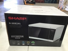 Sharp Smart Inverter Microwave R350EW - White - 2