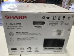 Sharp Smart Inverter Microwave R350EW - White - 5
