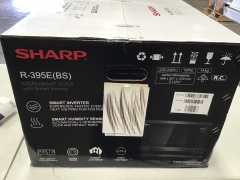 Sharp Smart Inverter Microwave R395EBS - Black Stainless Steel - 3