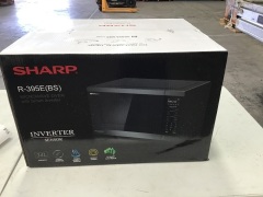 Sharp Smart Inverter Microwave R395EBS - Black Stainless Steel - 4