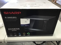 Sharp Smart Inverter Microwave R395EBS - Black Stainless Steel - 2