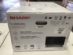 Sharp Smart Inverter Microwave R395EBS - Black Stainless Steel - 3