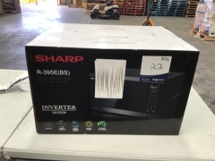 Sharp Smart Inverter Microwave R395EBS - Black Stainless Steel - 2