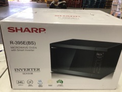 Sharp Smart Inverter Microwave R395EBS - Black Stainless Steel - 4