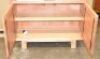 2 Door Timber Display Cabinet. Has 2 door storage at the bottom . Dimensions 1000W x 400D x 2010H mm. - 3