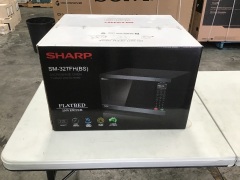 Sharp Inverter Flatbed Microwave SM327FHS - Black Stainless Steel - 4