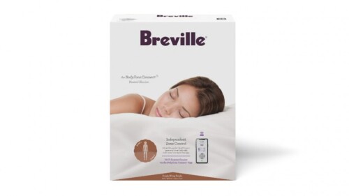 Breville BodyZone Connect Single/King Single Quilted Fitted Heated Blanket LZB518WHT