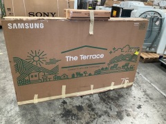 Samsung 75 Inch The Terrace 4K QLED Smart TV Plus Wall Mount Bracket QA75LST7TAW - 3