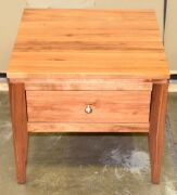Single Drawer Bedside Table - Dimensions 570W x 570D x 520H mm - 2