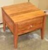Single Drawer Bedside Table - Dimensions 570W x 570D x 520H mm - 3