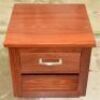 Single Drawer Bedside Table - Dimensions 600W x 595D x 580Hmm