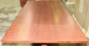 Timber Dining Table - Dimensions 2400W x 1090D x 770H mm - 4