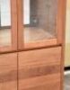 Timber Display Cabinet with under storage - Dimensions 1000W x 350D x 2000H mm - 3