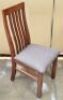 4 x Assorted Timber Dining Chairs. Different colours, styles, and sizes - Refer to images - 4
