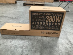 LG 3.1.2 Channel 380W Meridian & Dolby Atmos Soundbar SP70Y with Sub Woofer - 4