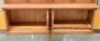 Timber & Glass wall unit/Display cabinet - Dimensions 2000W x 500D x 2060H mm - 3