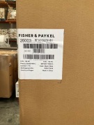 Fisher & Paykel 538L Recessed Handle Quad Door Fridge with Ice & Water Dispenser - Matte Black Glass RF605QZUVB1 - 3