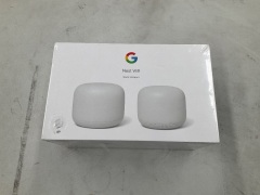Google Nest Wi-Fi System 2 Pack (Base Router + 1 Wifi Point Extender Point) GA00822-AU - 2