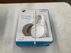 Sennheiser HD 350 Over-Ear Wireless Headphones (White) SEBT3 - 2