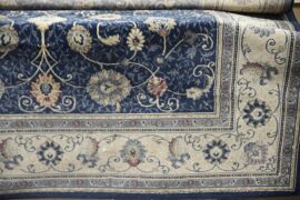 240x 340 Blue Patterned Rug. No Brand Stated - 2