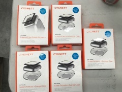 5x Cygnett 360 Degrees Bundle Screen Protector + Bumper Case 45mm - 2